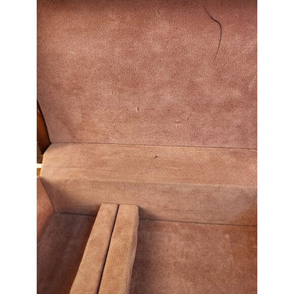 Thill’s Jewel Box Wooden Jewelry Organizer Vintage Brown W/ Pink Lining Storage - Picture 15 of 16